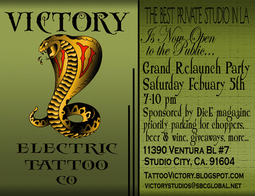 Relaunch of Electric Tattoo Co.