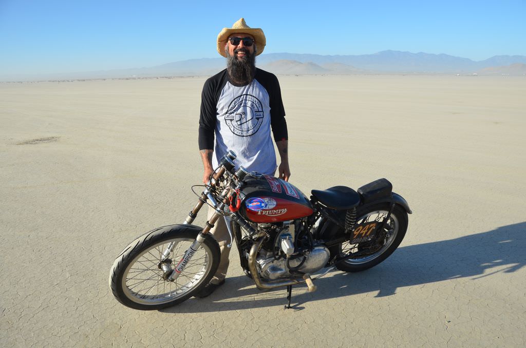 Land Speed Racing at El Mirage with Wes White of Four Aces Cycle
