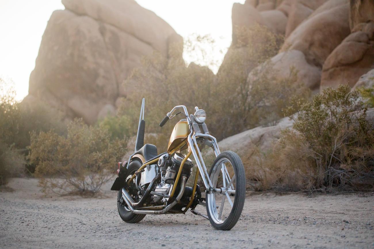 The Golden Goose - Branden Wildvank’s 1949 Panhead Chopper