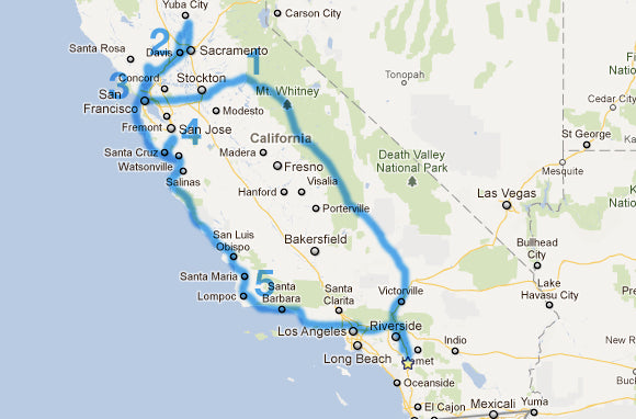 Nor Cal Route