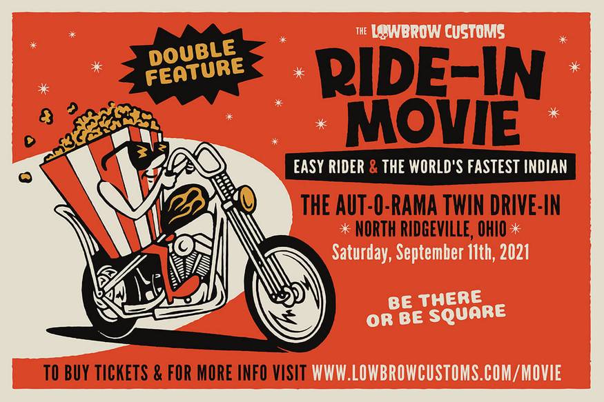 THE LOWBROW CUSTOMS RIDE-IN MOVIE