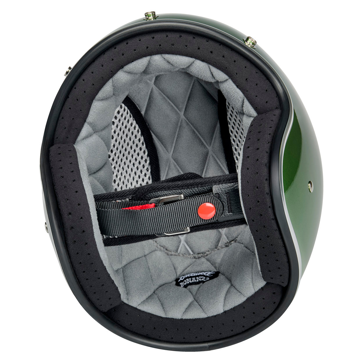 Biltwell Bonanza Helmet DOT Approved - Metallic Irish Green