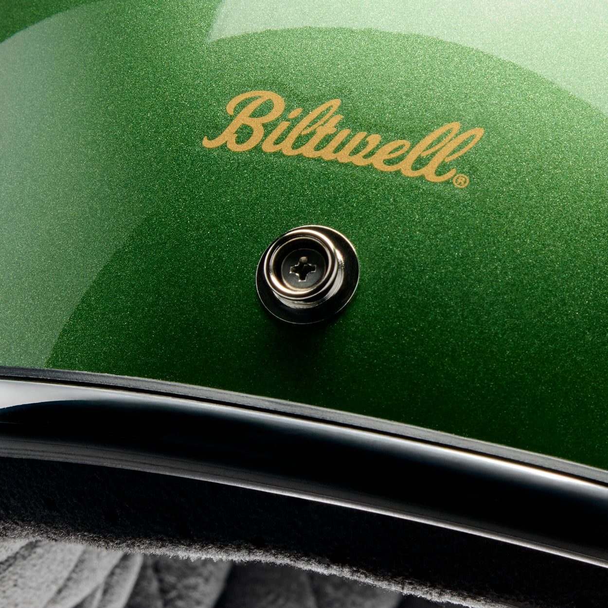 Biltwell Bonanza Helmet DOT Approved - Metallic Irish Green