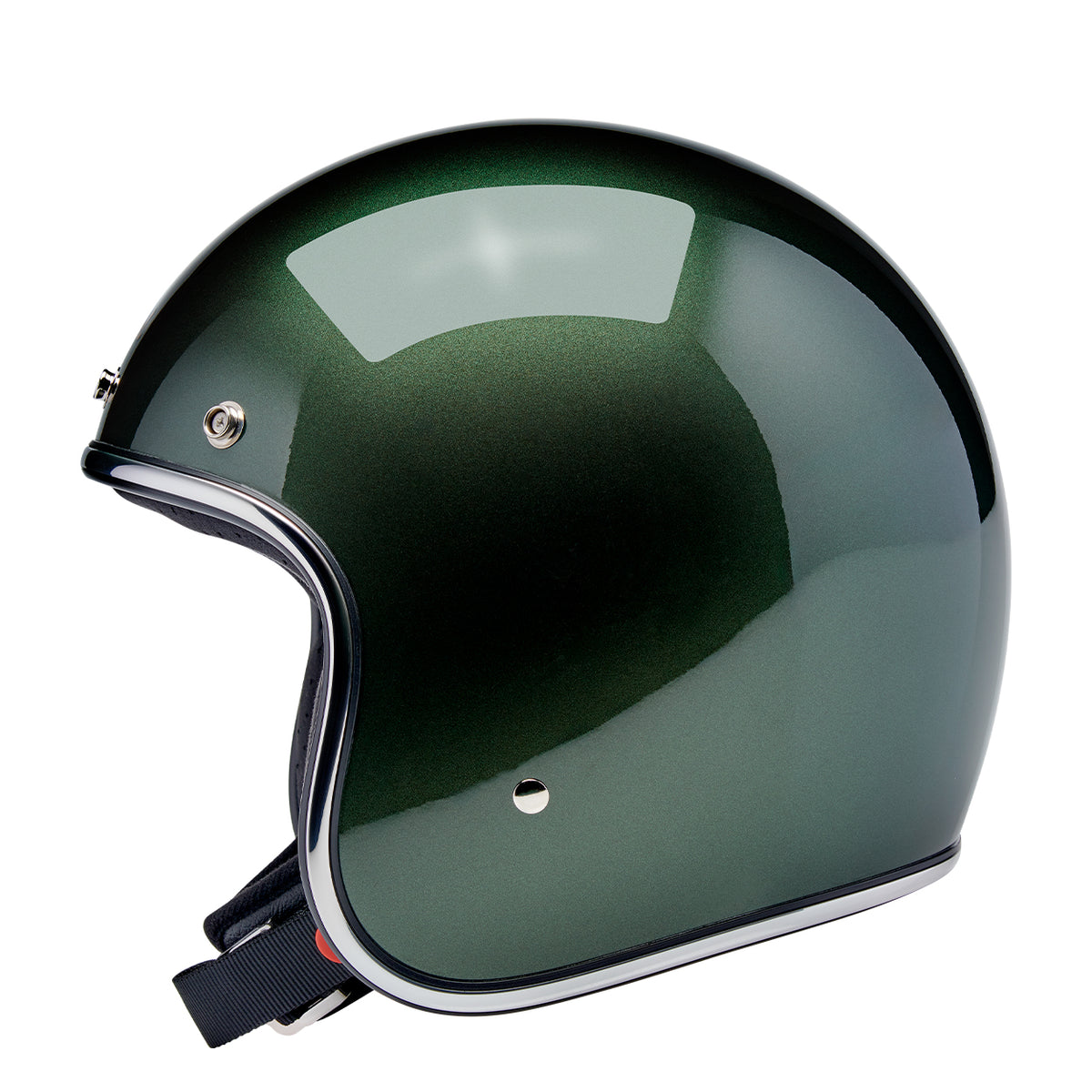 Biltwell Bonanza Helmet DOT Approved - Metallic Sierra Green