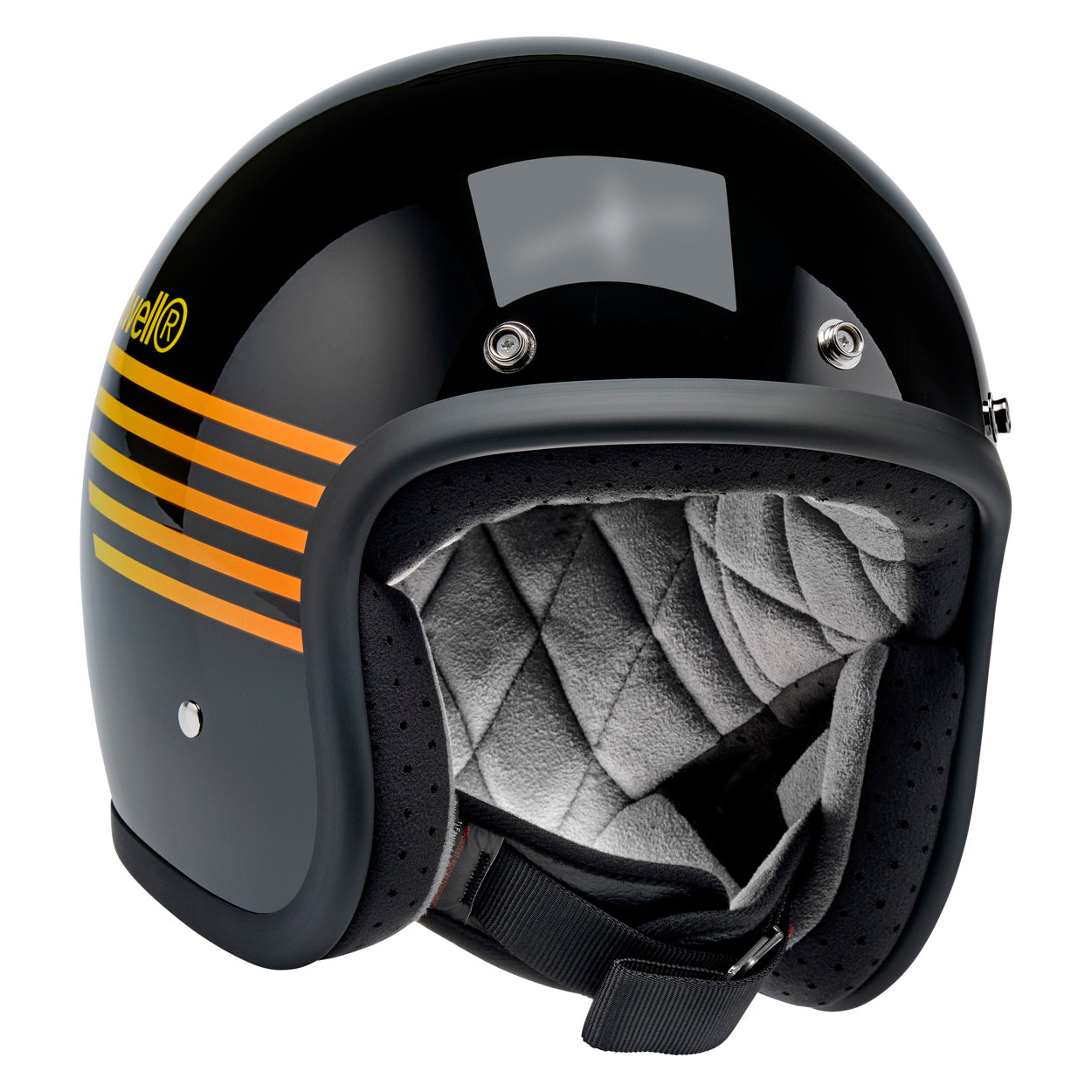 Bonanza Helmet - Lightspeed Gloss Black / Orange / Yellow