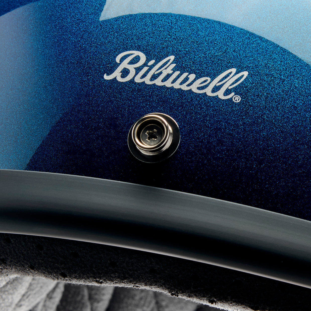 Bonanza Helmet - Holeshot Metallic Blue / Silver