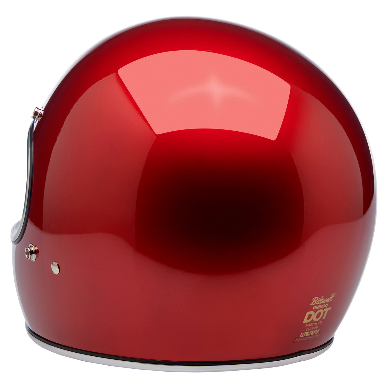 CLOSEOUT Gringo ECE R22.05 Helmet - Metallic Cherry Red