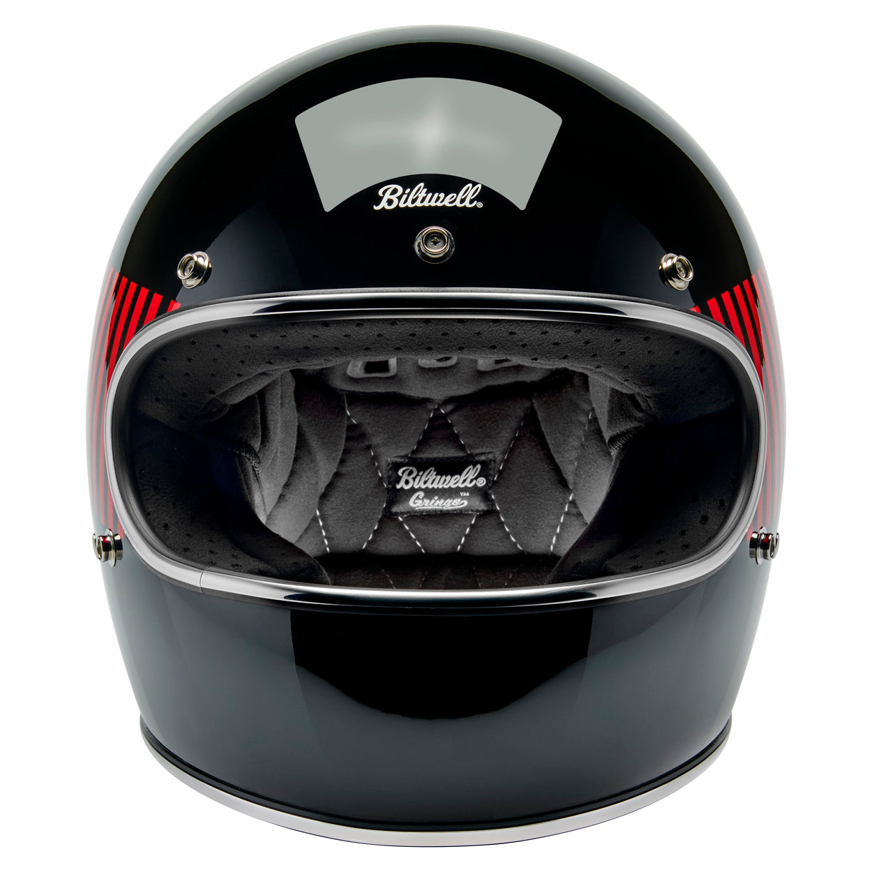 Gringo Helmet - Raceflow Gloss Black / Red / White / Blue