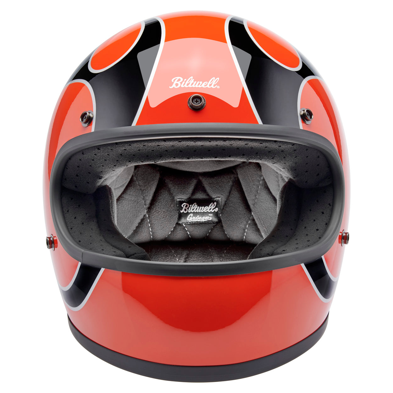 Gringo Helmet - Competition Orange Flames