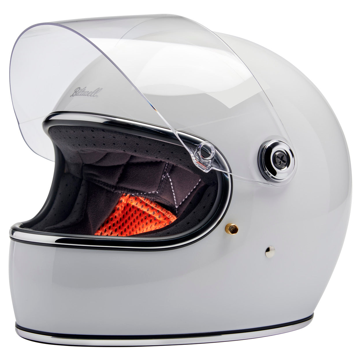 Casque Nox N966 blanc perle, casque moto modulable ECE 22 06