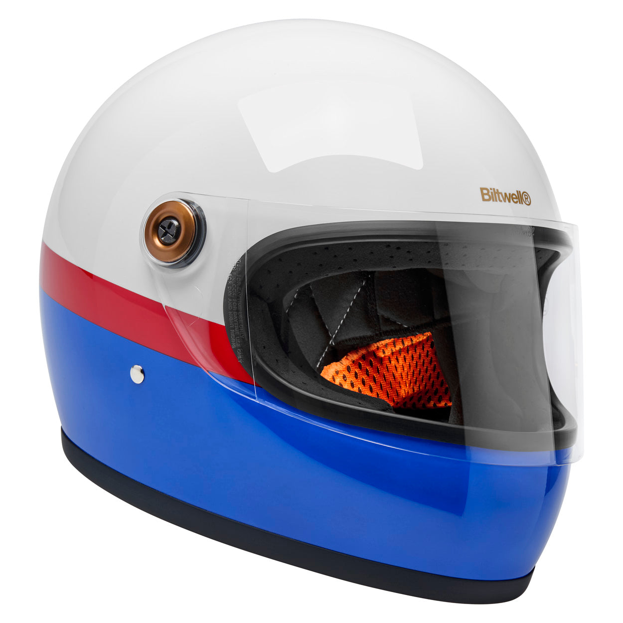 Gringo S Helmet - Apex Gloss White / Red / Blue