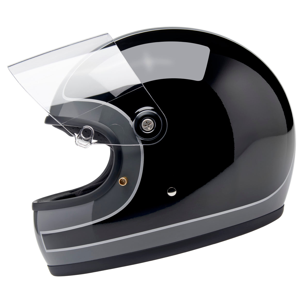 Gringo S Helmet - Gloss Storm Grey / Black Tracker