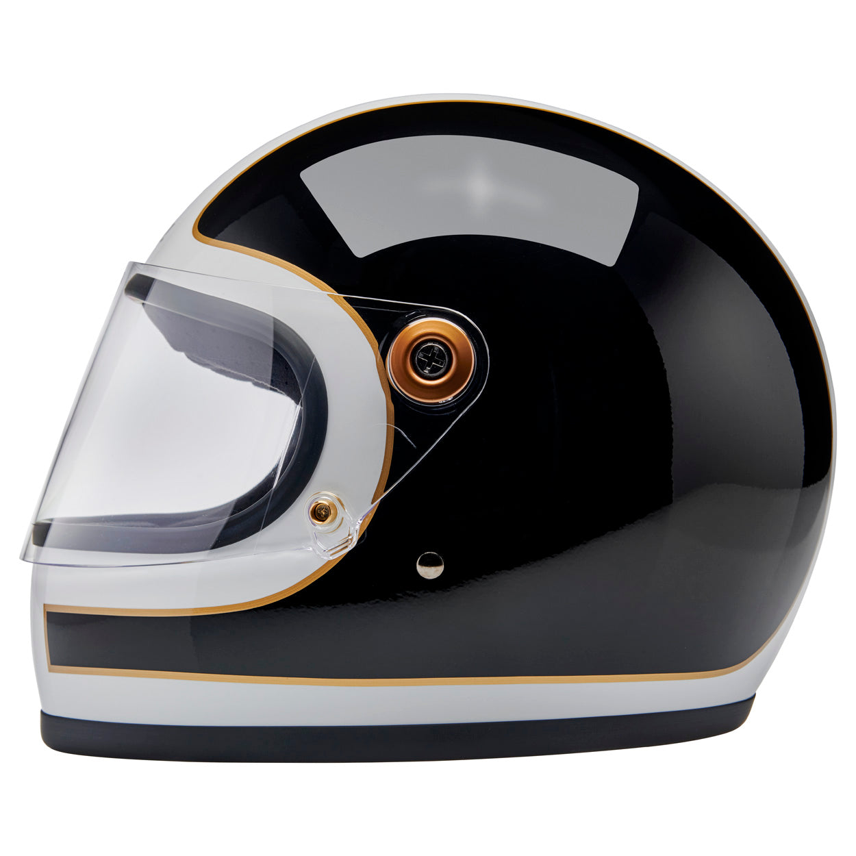 Gringo S ECE R22.06 Helmet - Gloss White / Gloss Black Tracker