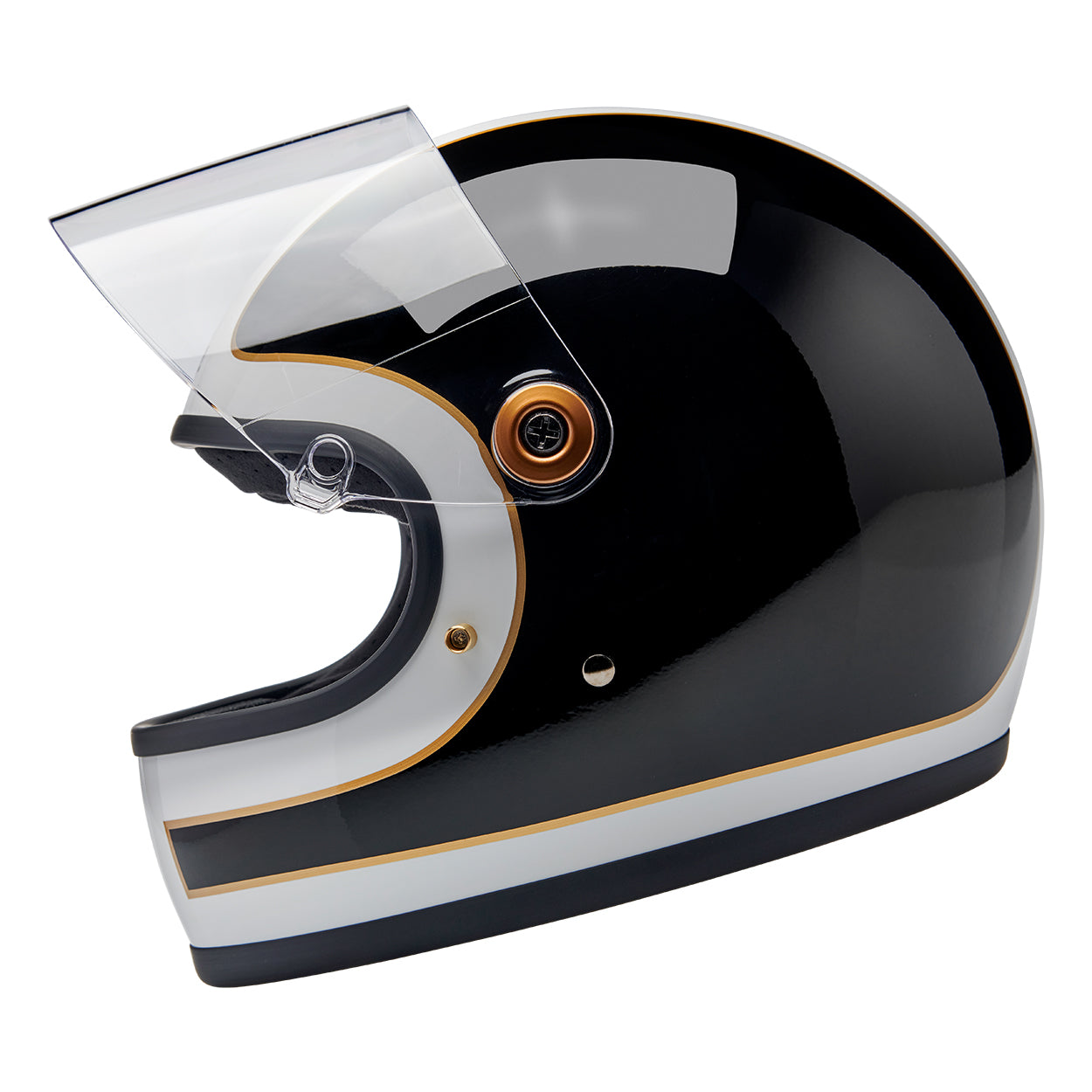 Gringo S ECE R22.06 Helmet - Gloss White / Gloss Black Tracker