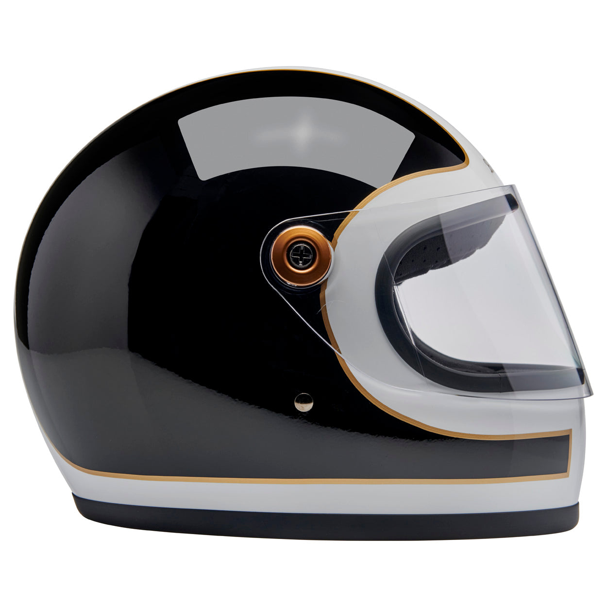 Gringo S ECE R22.06 Helmet - Gloss White / Gloss Black Tracker