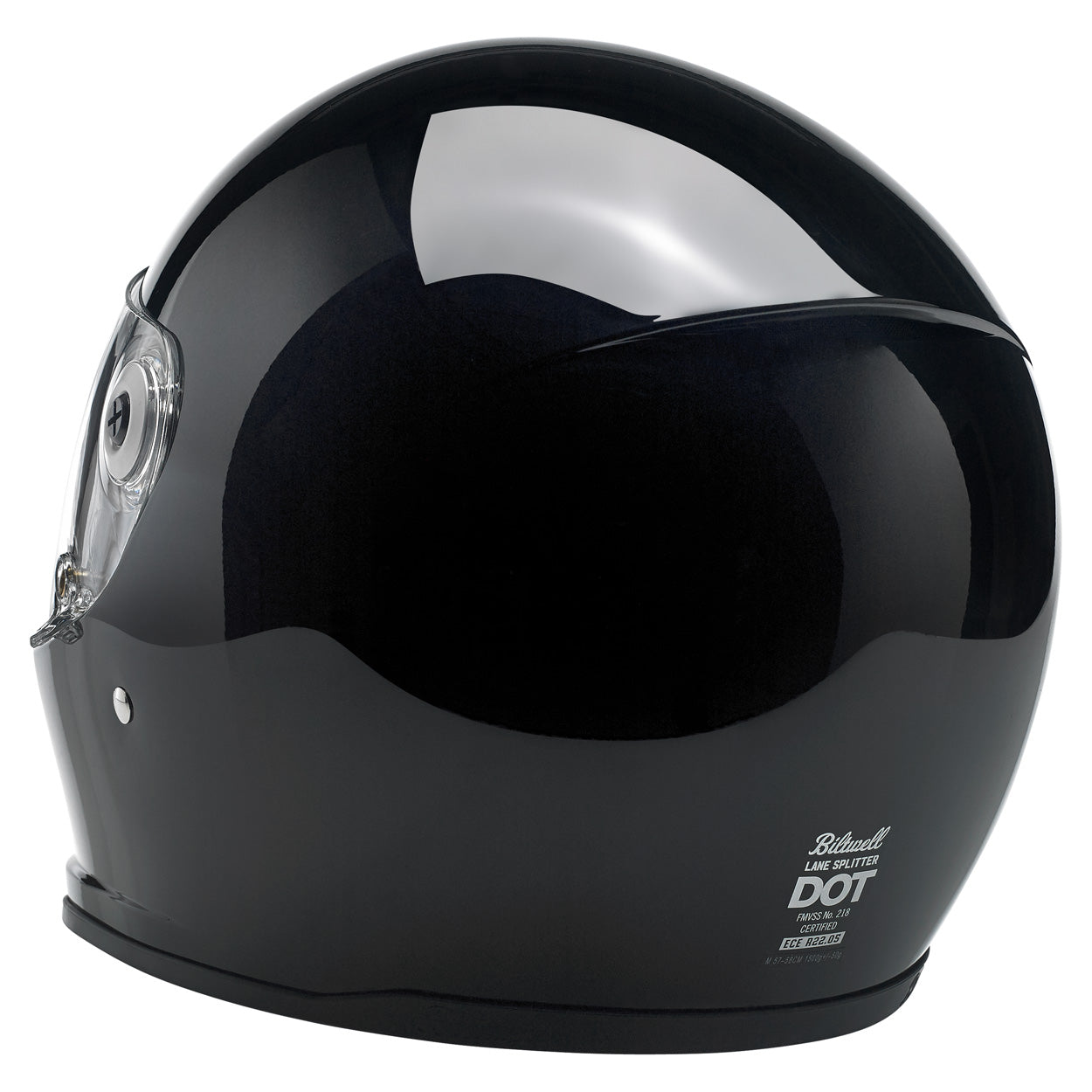 CLOSEOUT Lane Splitter ECE R22.05 Helmet - Gloss Black