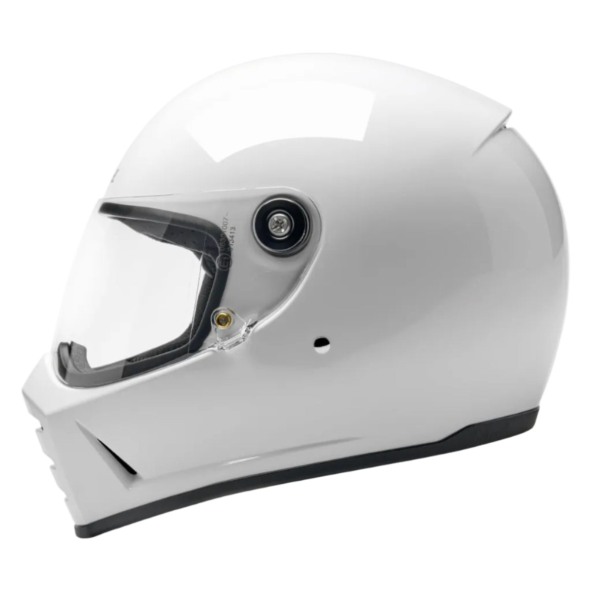 Biltwell Lane Splitter Helmet - Gloss White