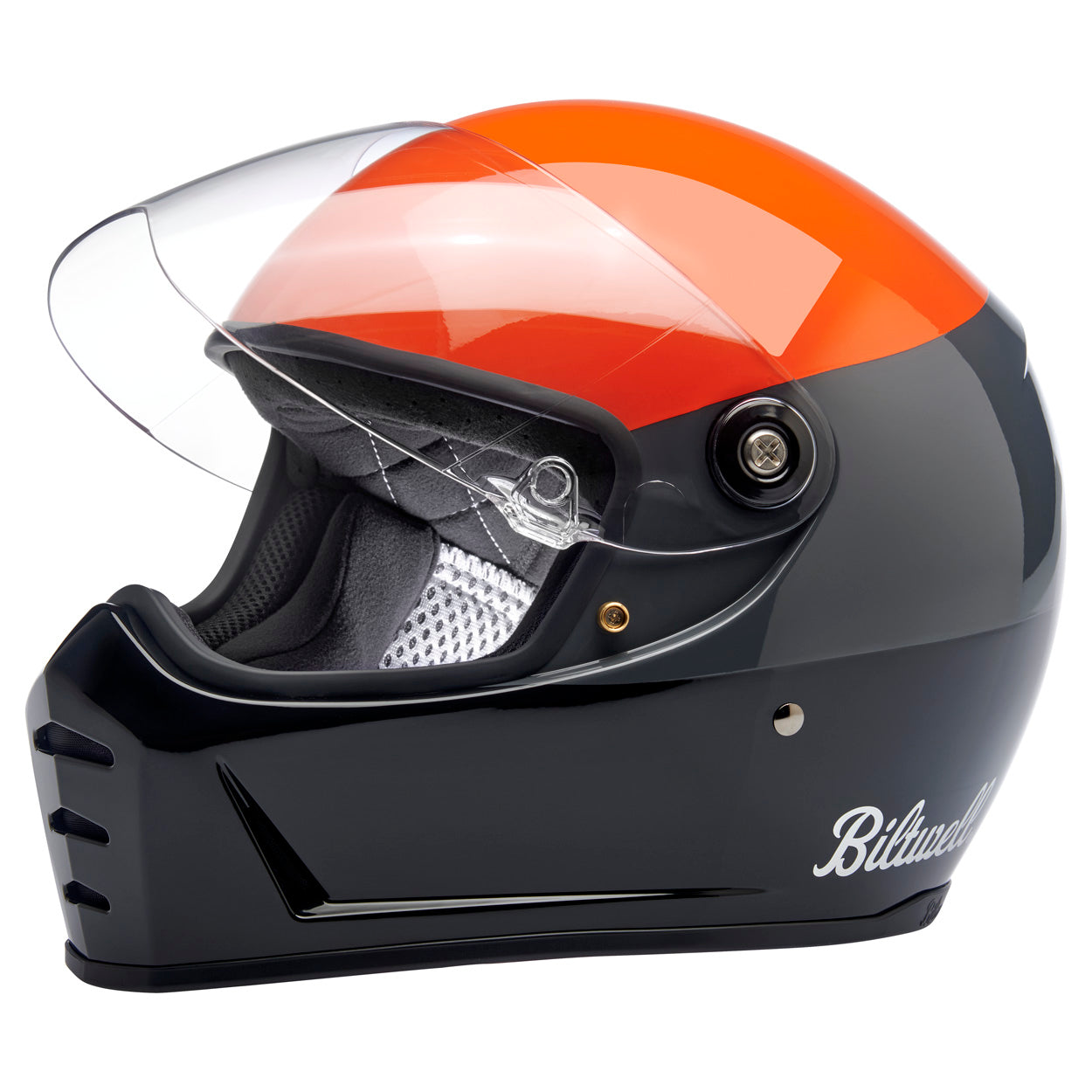 CLOSEOUT Lane Splitter ECE R22.05 Helmet - Podium Gloss Orange/Grey/Black