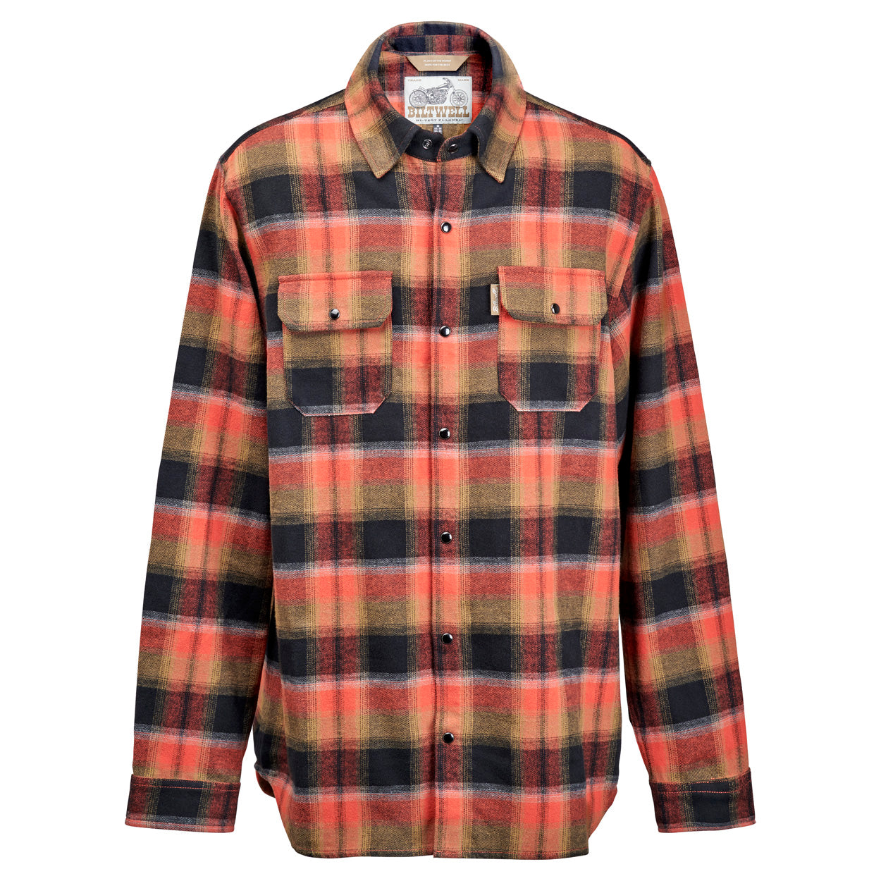 Hi Test Flannel - Rust