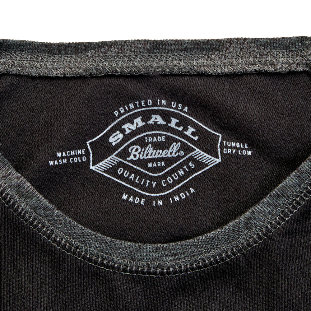 Biltwell Women's Script Baseball T-Shirt