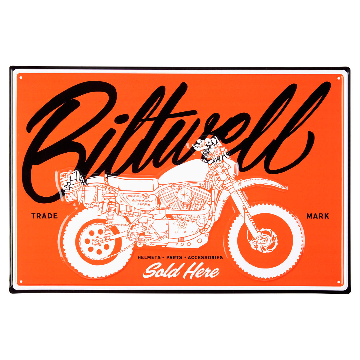 Biltwell Shop Sign - Sold Here