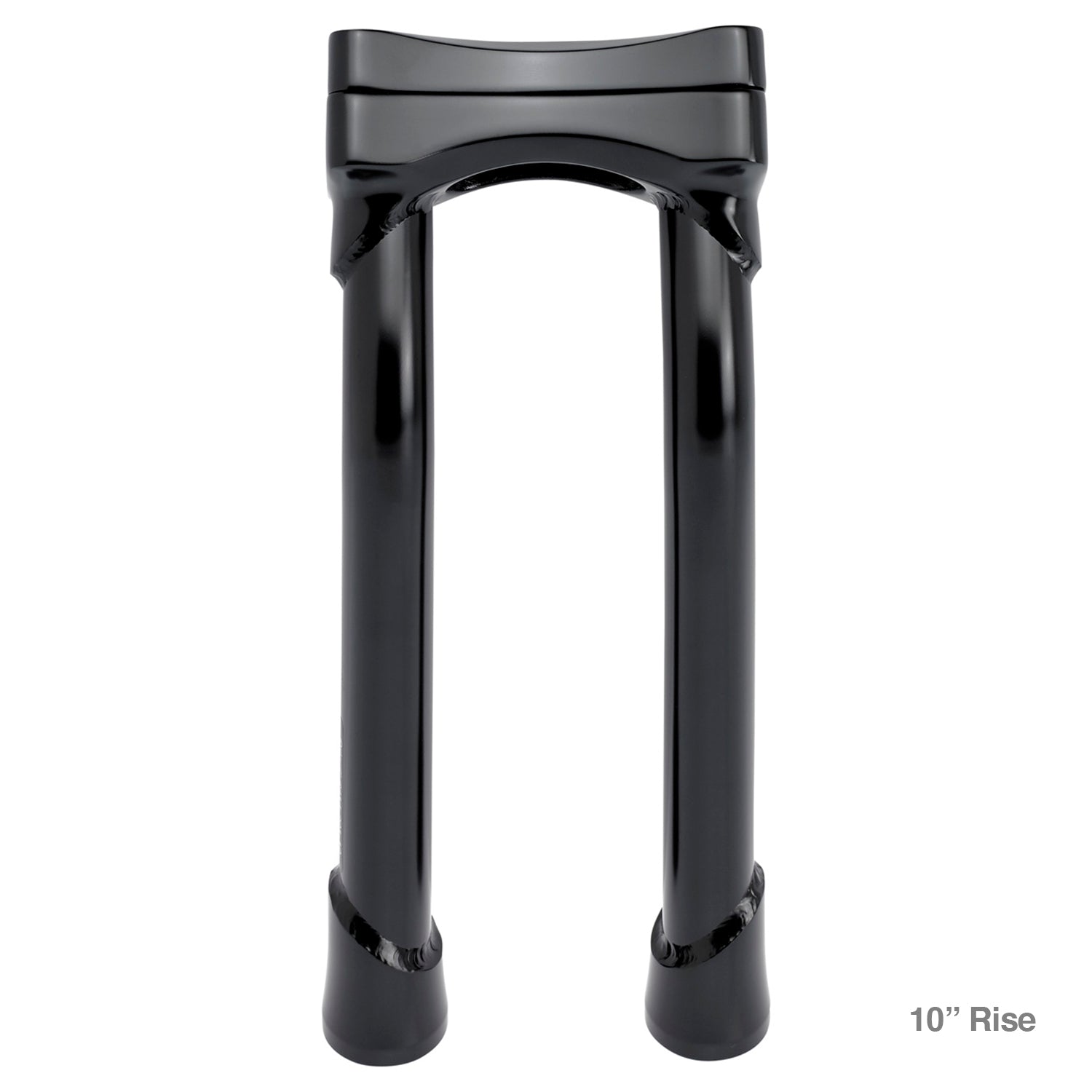 CLOSEOUT Murdock O/S Pullback Risers 6" 10" 12" 14" - Black Electroplate