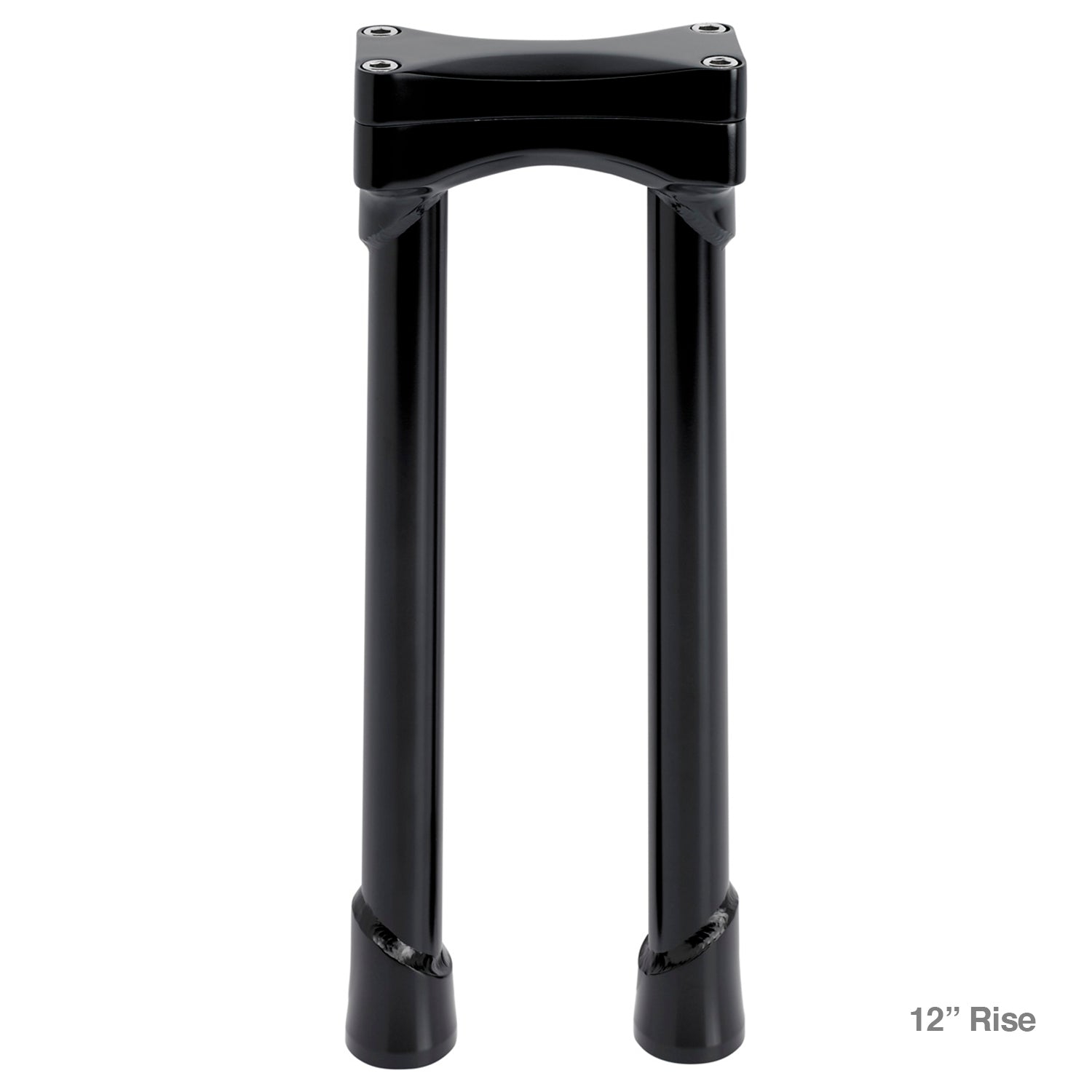 CLOSEOUT Murdock O/S Risers 6" 8" 10" 12" 14" - Black Electroplate