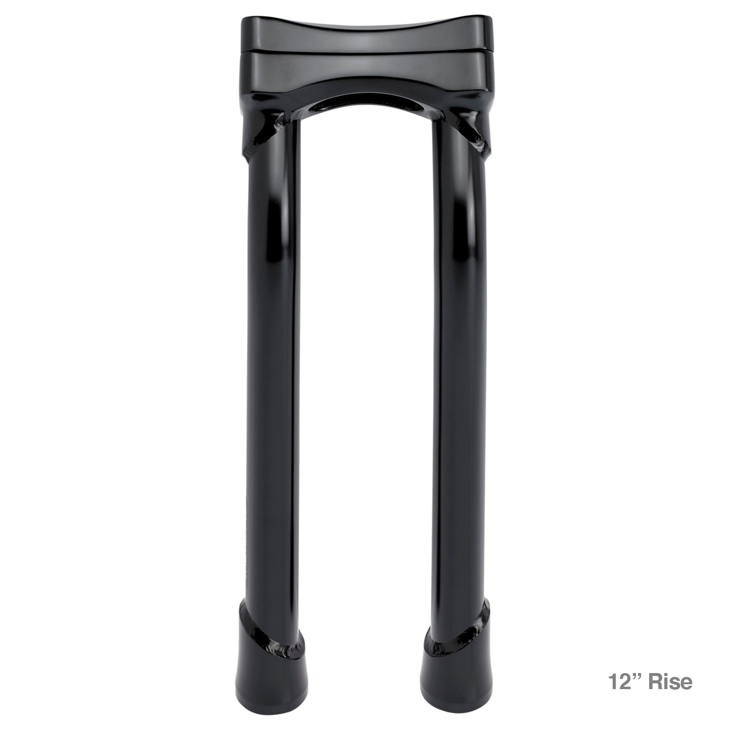 CLOSEOUT Murdock O/S Pullback Risers 6" 10" 12" 14" - Black Electroplate