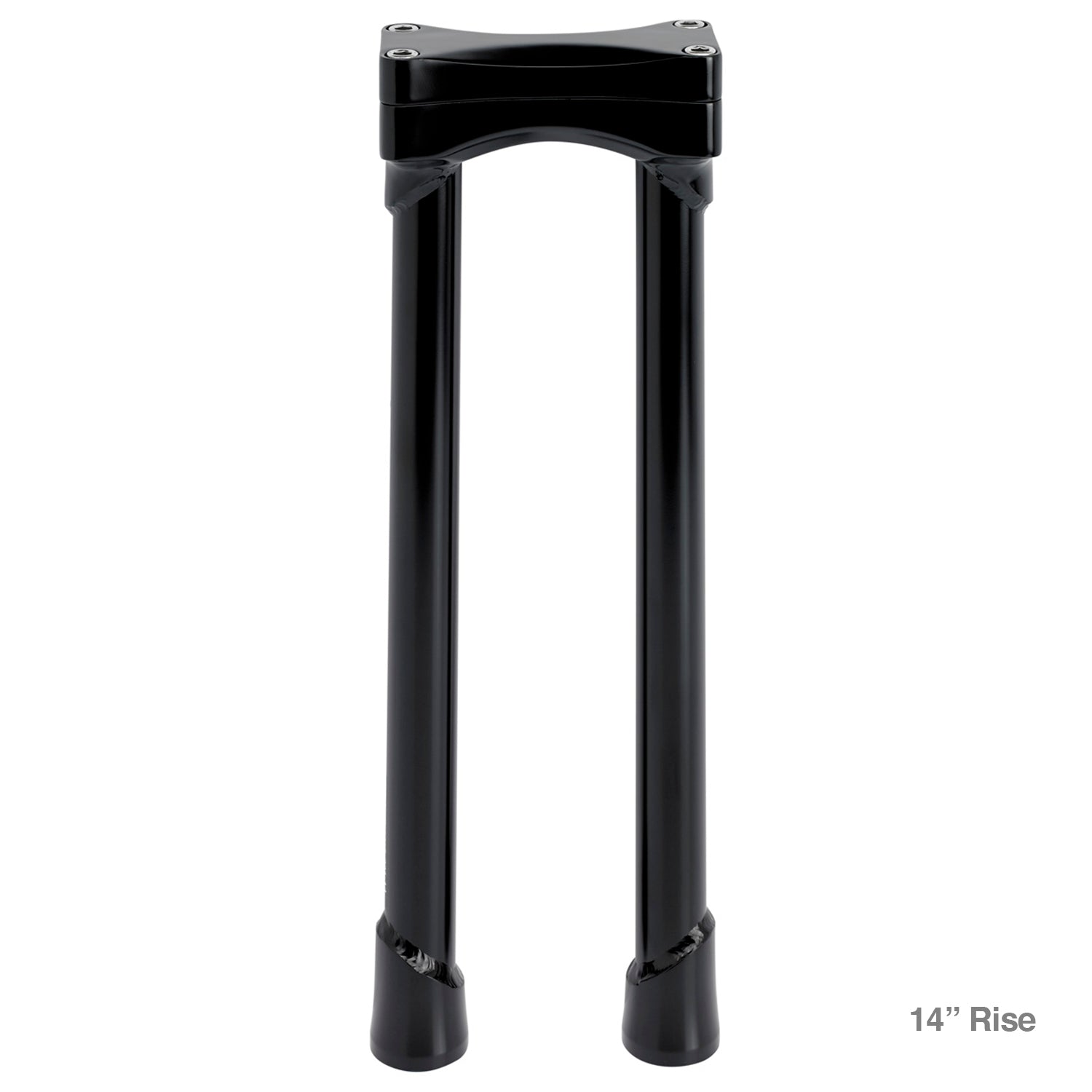 CLOSEOUT Murdock O/S Risers 6" 8" 10" 12" 14" - Black Electroplate
