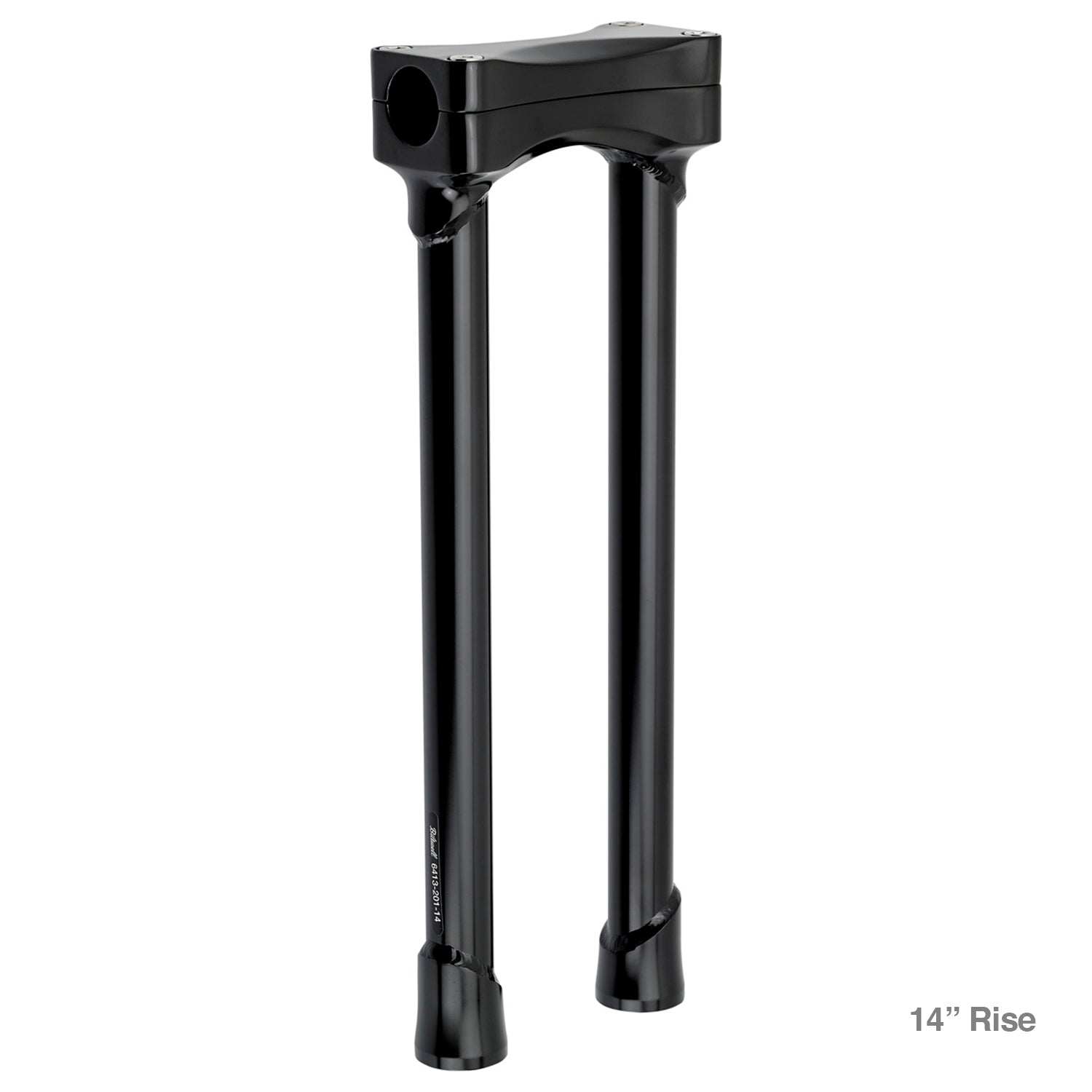 CLOSEOUT Murdock O/S Risers 6" 8" 10" 12" 14" - Black Electroplate