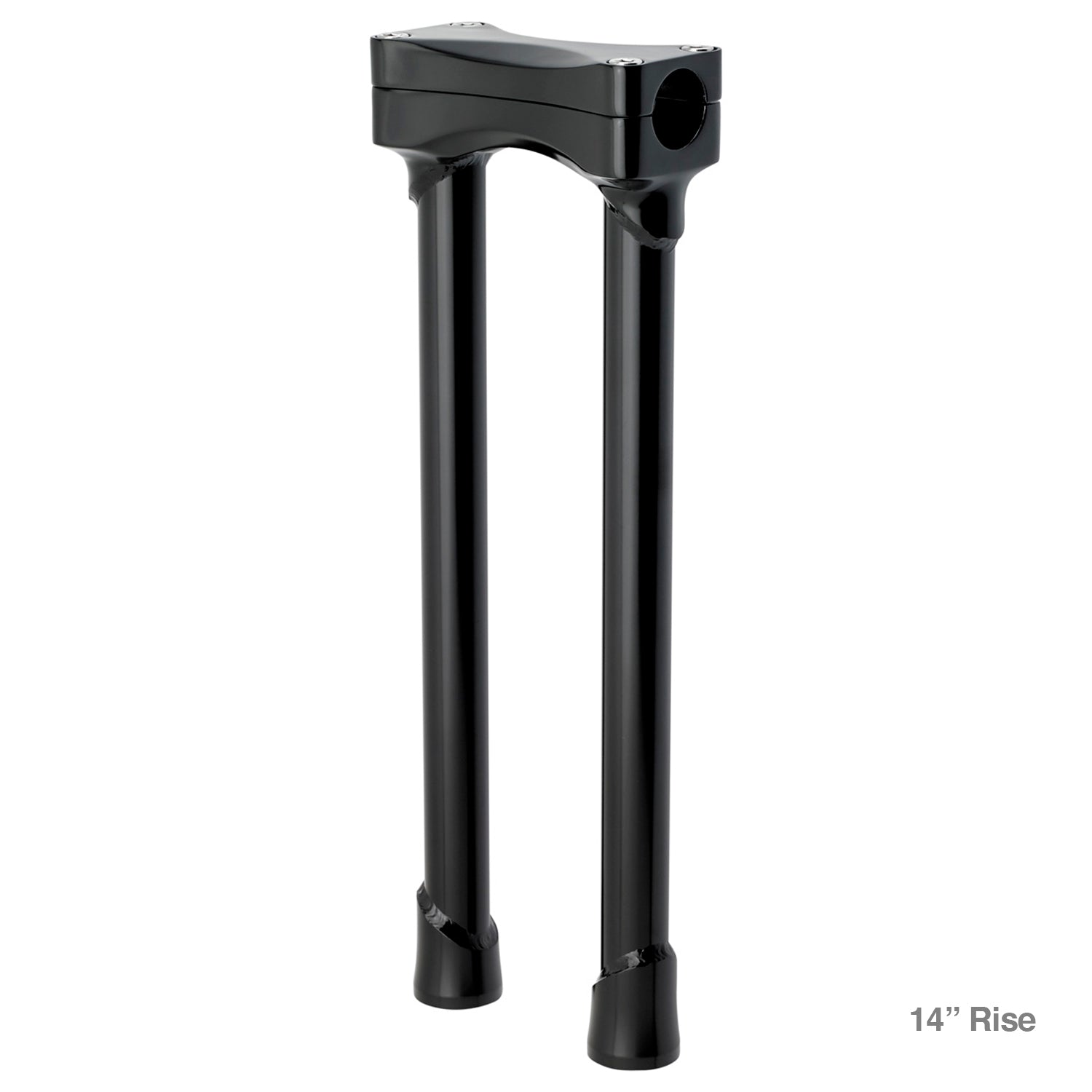 CLOSEOUT Murdock O/S Risers 6" 8" 10" 12" 14" - Black Electroplate