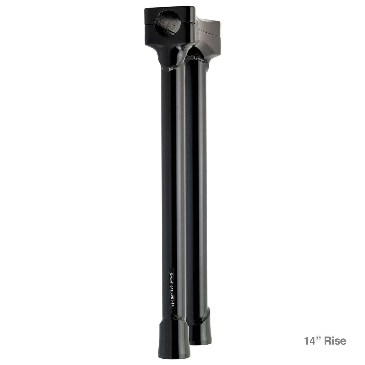 CLOSEOUT Murdock O/S Risers 6" 8" 10" 12" 14" - Black Electroplate