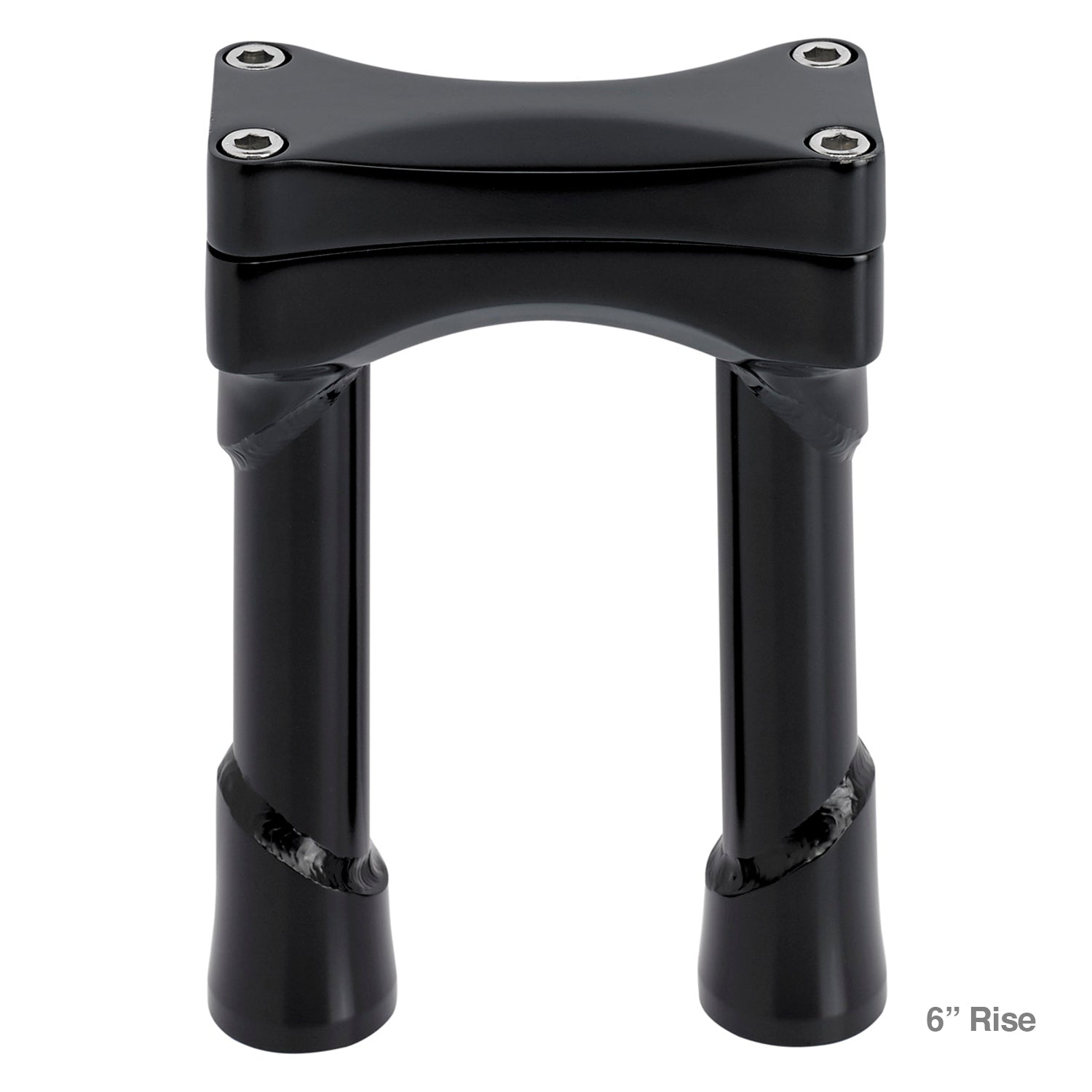 CLOSEOUT Murdock O/S Risers 6" 8" 10" 12" 14" - Black Electroplate