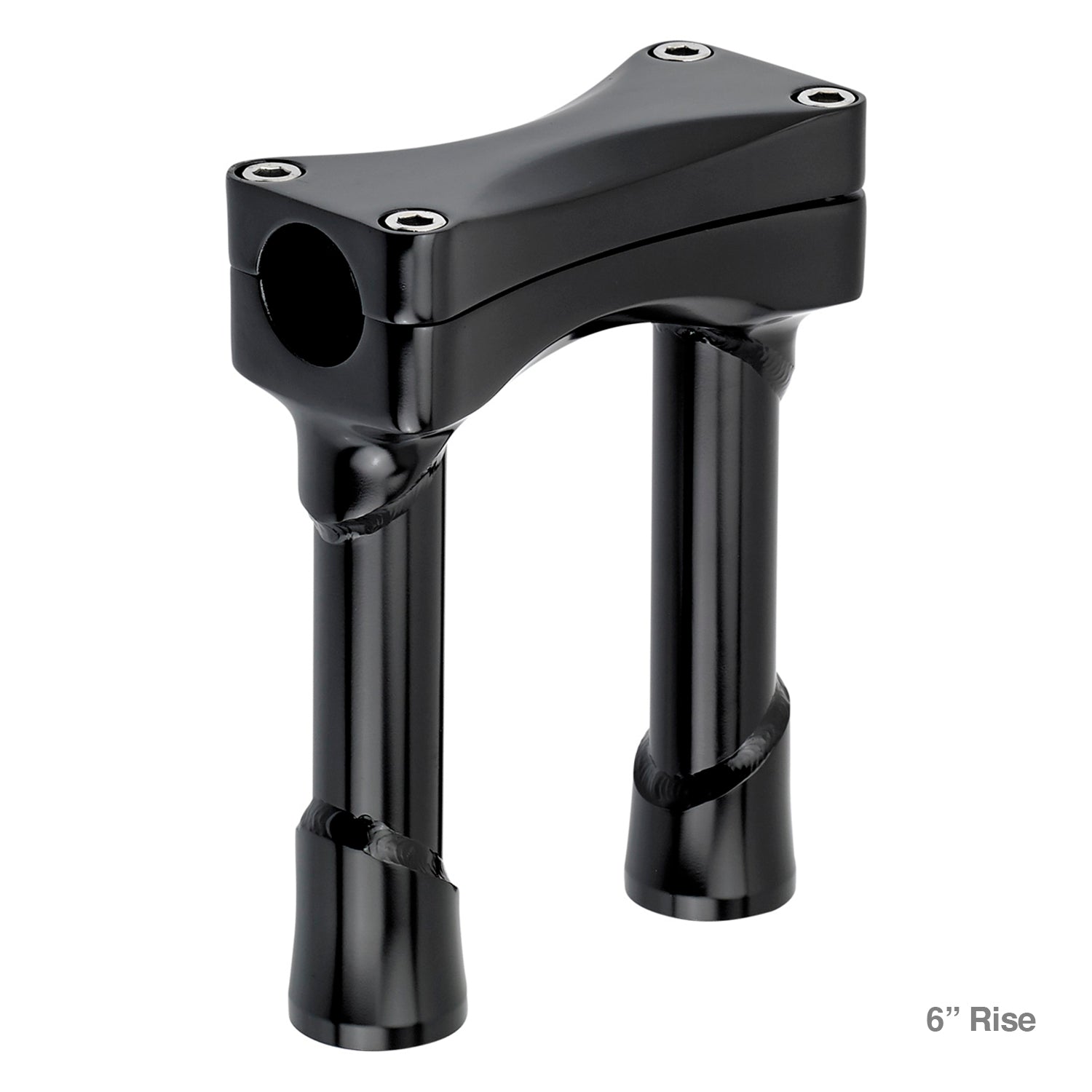 CLOSEOUT Murdock O/S Risers 6" 8" 10" 12" 14" - Black Electroplate