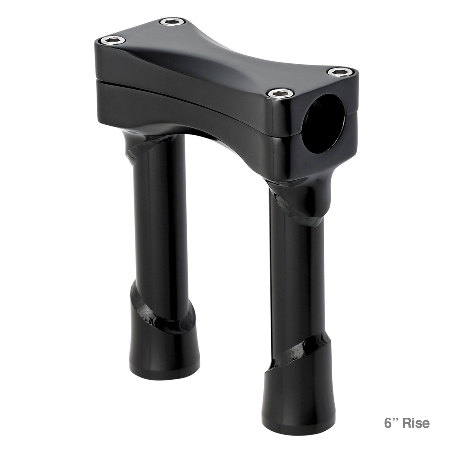 CLOSEOUT Murdock O/S Risers 6" 8" 10" 12" 14" - Black Electroplate