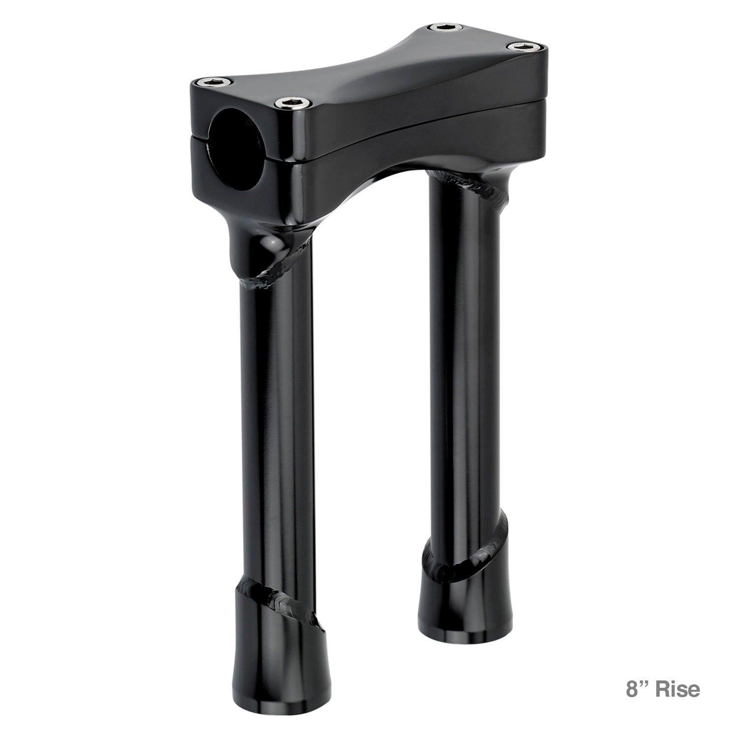 CLOSEOUT Murdock O/S Risers 6" 8" 10" 12" 14" - Black Electroplate