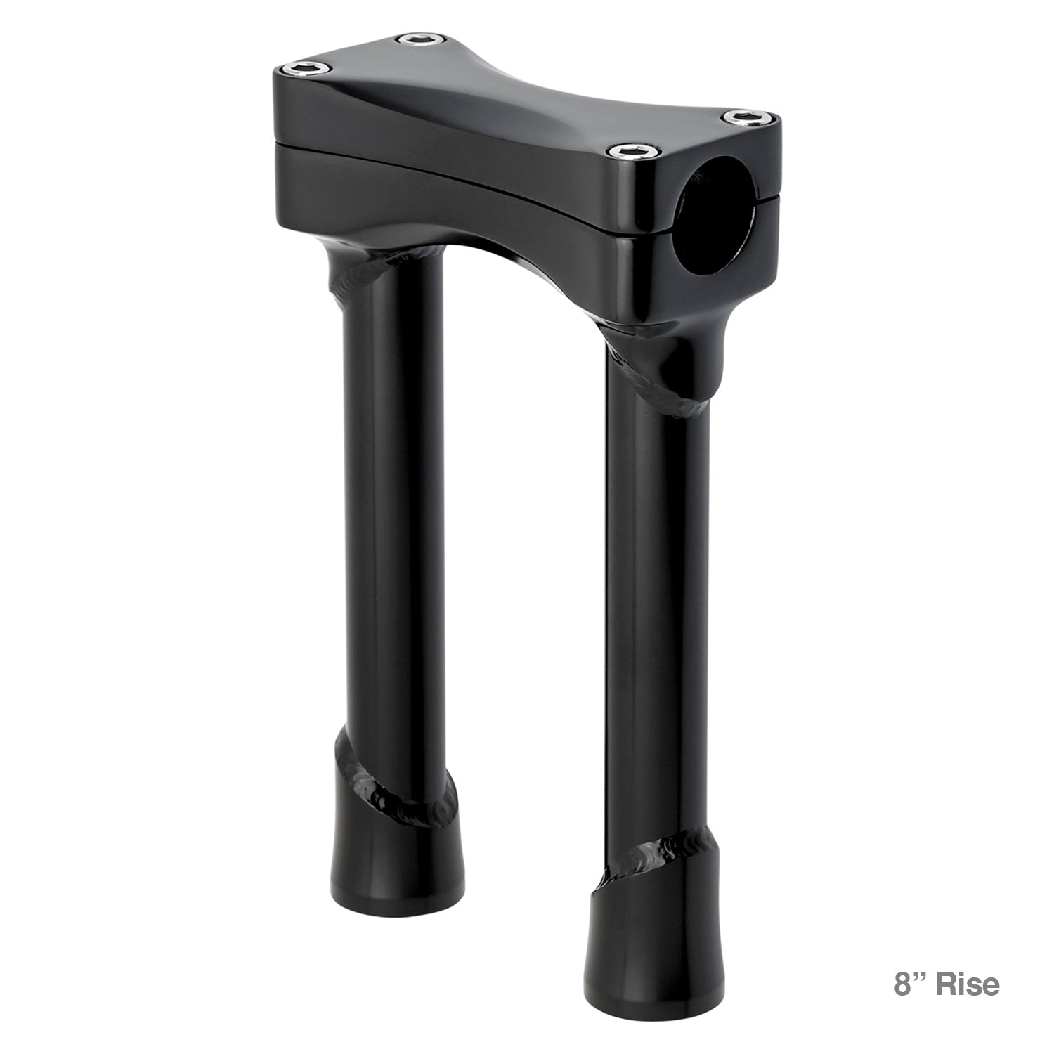 CLOSEOUT Murdock O/S Risers 6" 8" 10" 12" 14" - Black Electroplate