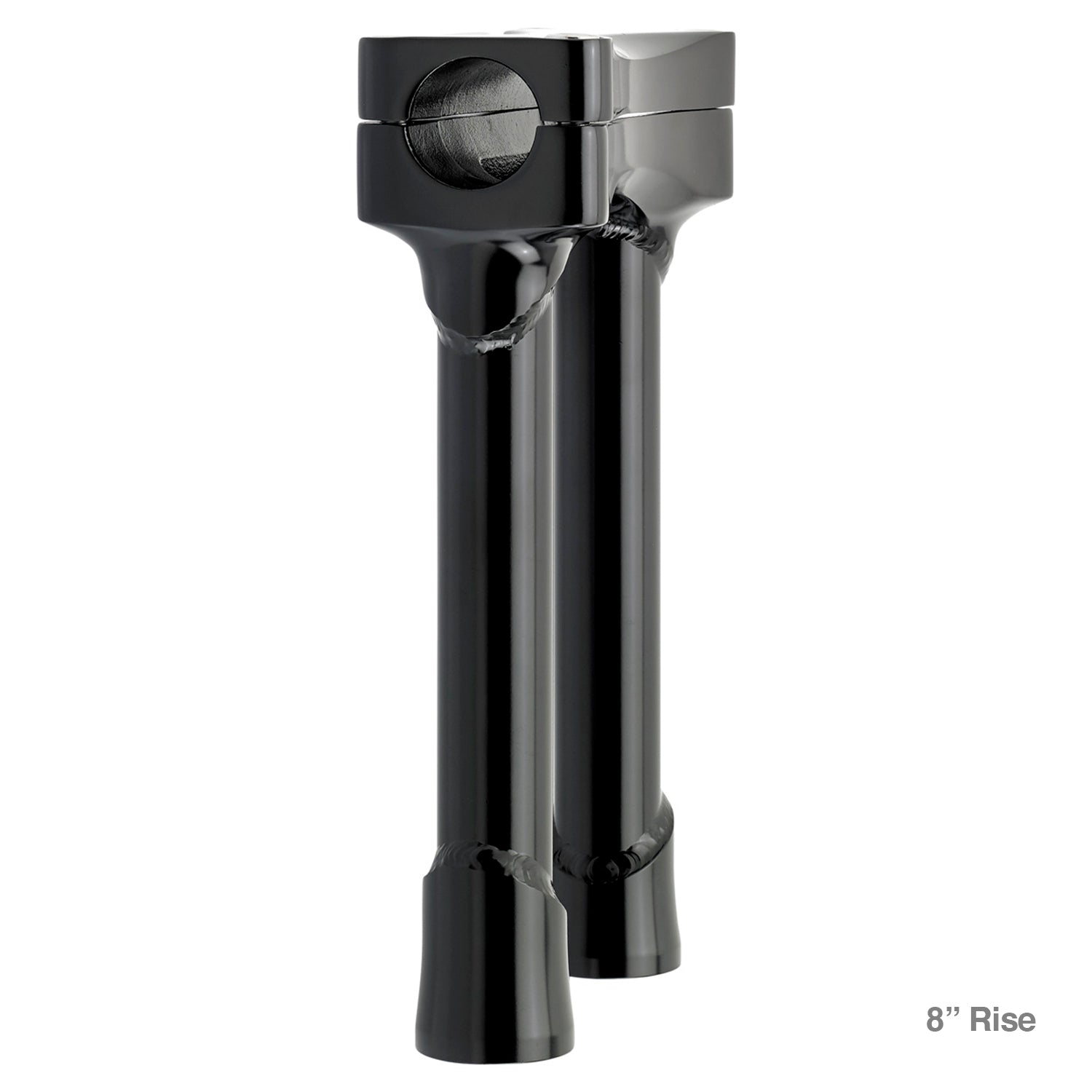 CLOSEOUT Murdock O/S Risers 6" 8" 10" 12" 14" - Black Electroplate