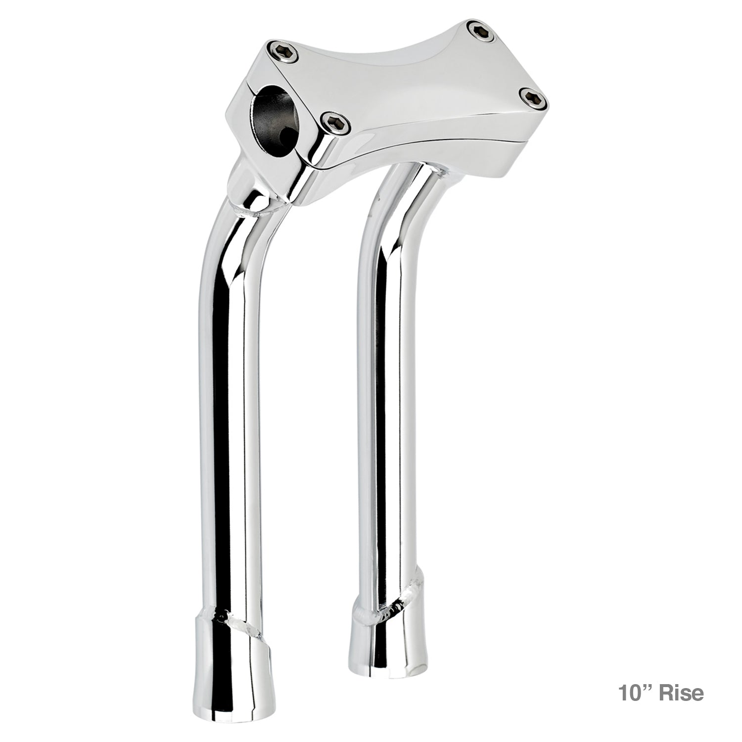 CLOSEOUT Murdock O/S Pullback Risers 6" 8" 10" 12" 14" - Chrome