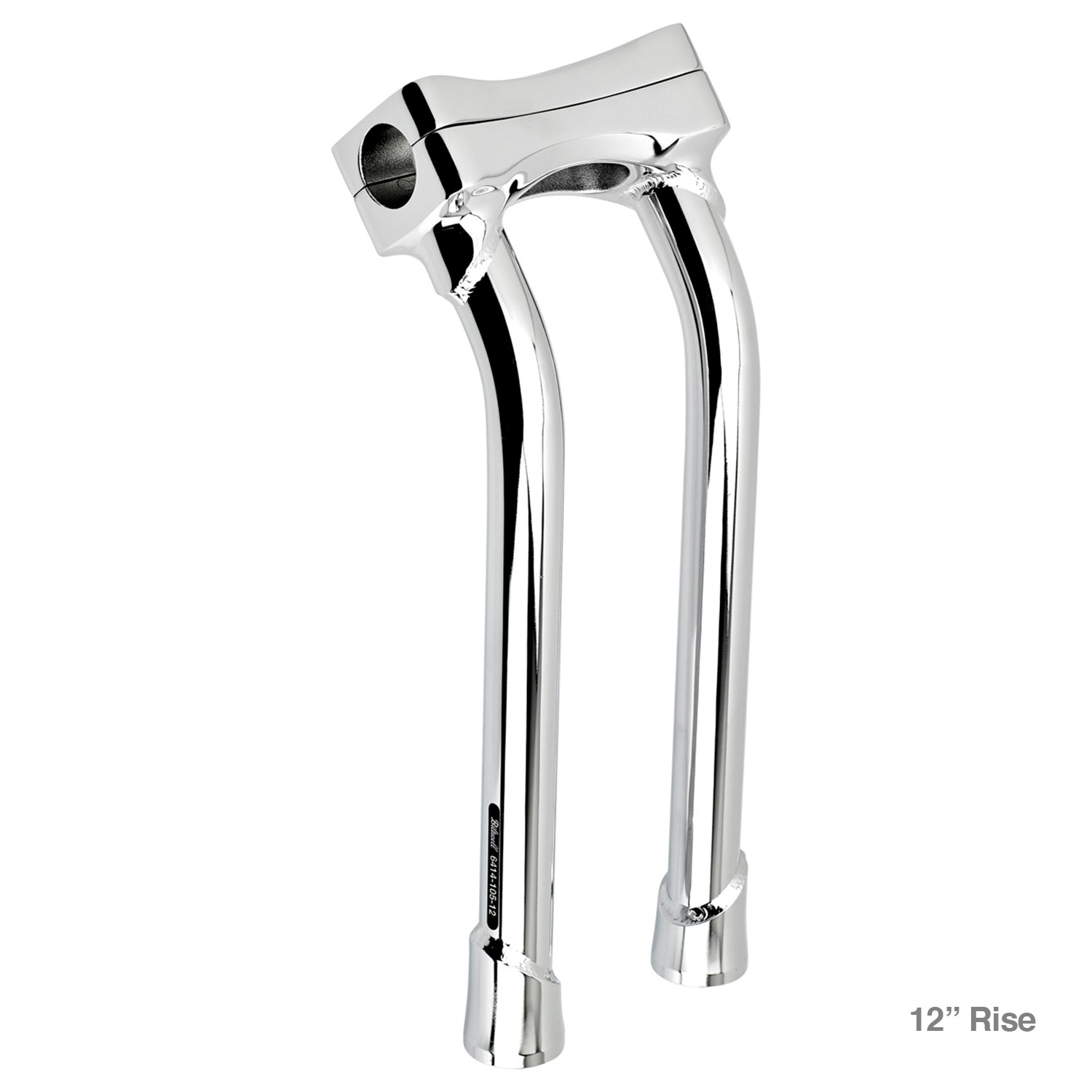 CLOSEOUT Murdock O/S Pullback Risers 6" 8" 10" 12" 14" - Chrome