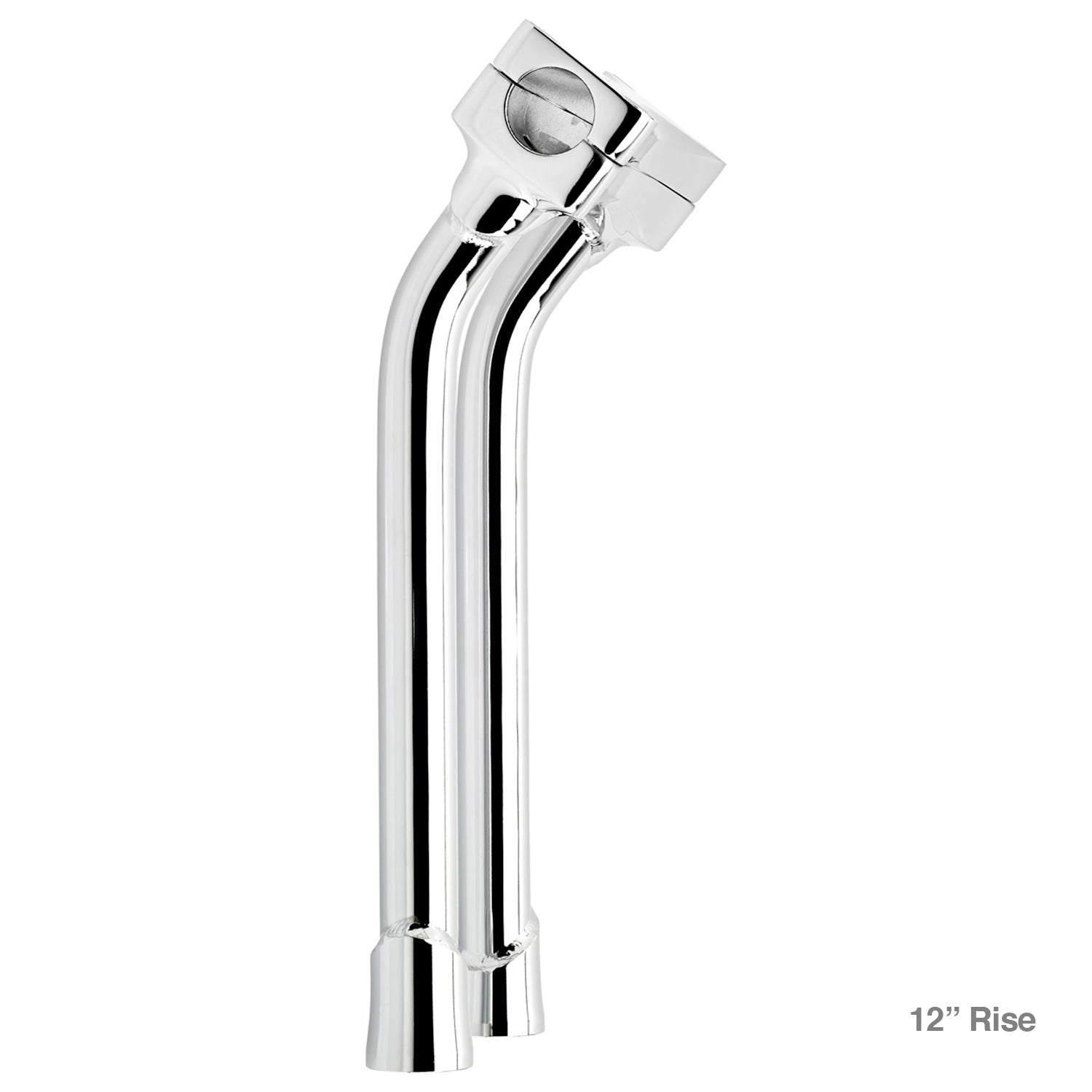 CLOSEOUT Murdock O/S Pullback Risers 6" 8" 10" 12" 14" - Chrome