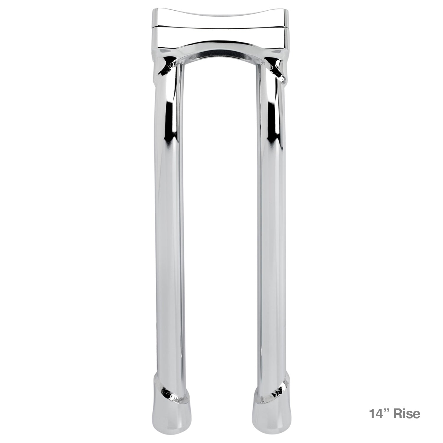 CLOSEOUT Murdock O/S Pullback Risers 6" 8" 10" 12" 14" - Chrome