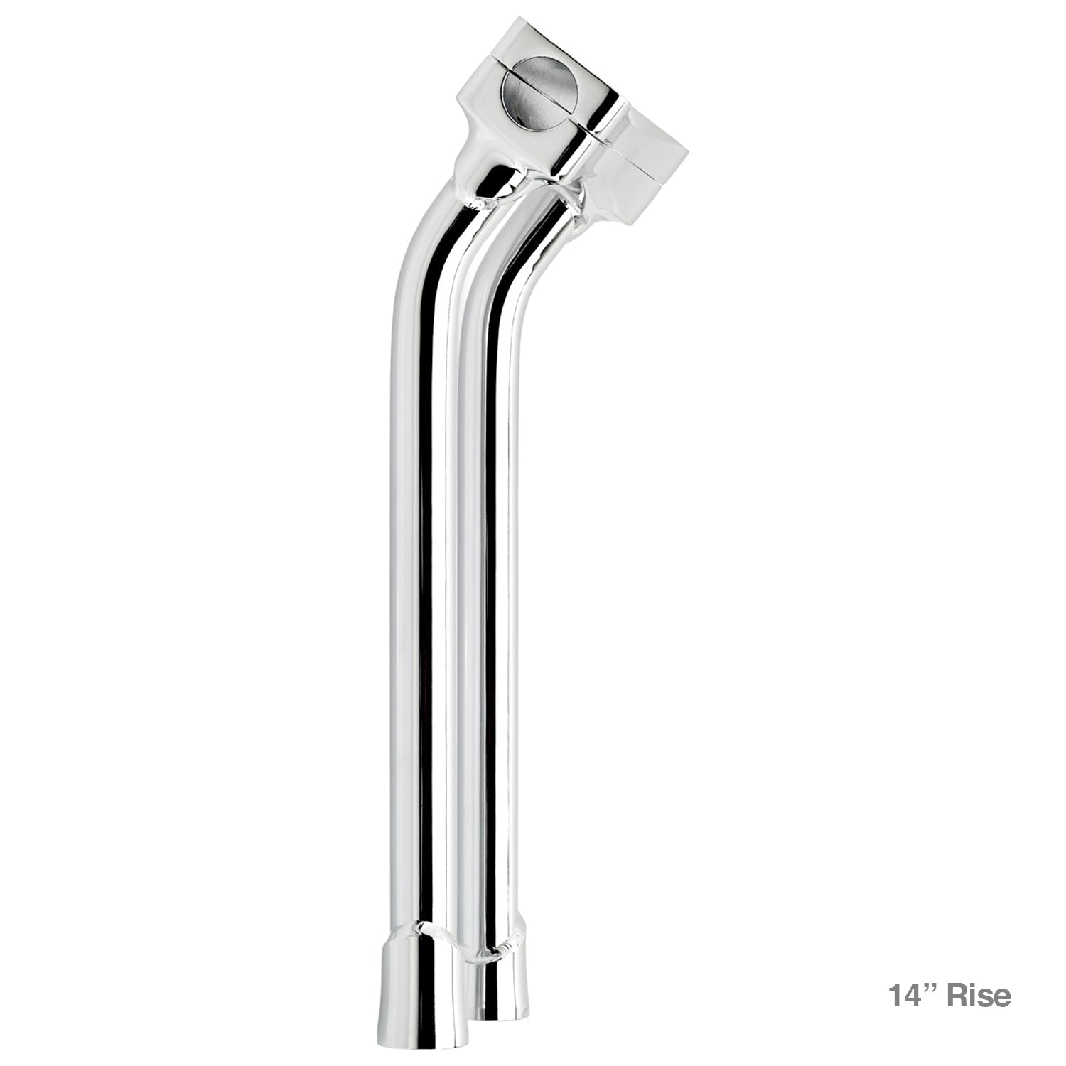 CLOSEOUT Murdock O/S Pullback Risers 6" 8" 10" 12" 14" - Chrome