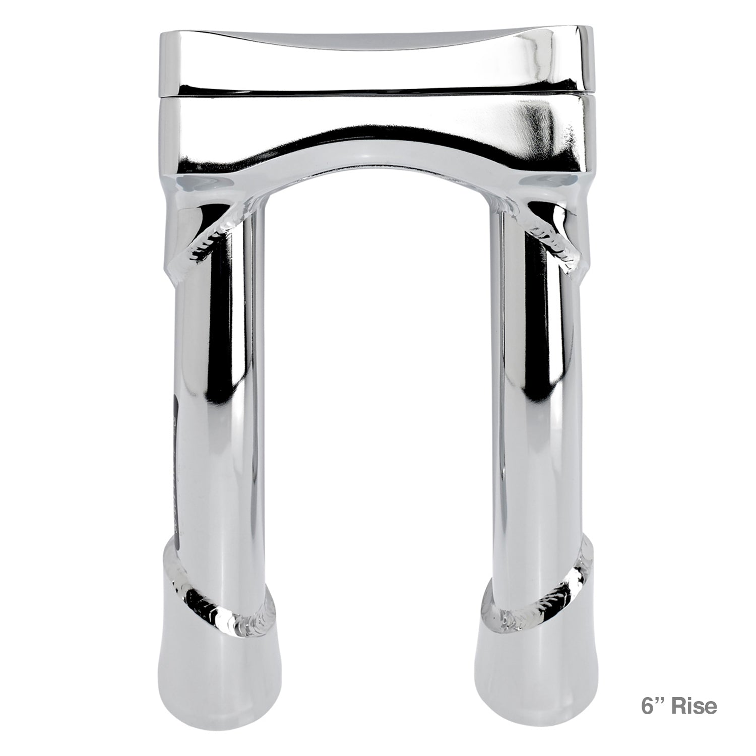 CLOSEOUT Murdock O/S Pullback Risers 6" 8" 10" 12" 14" - Chrome