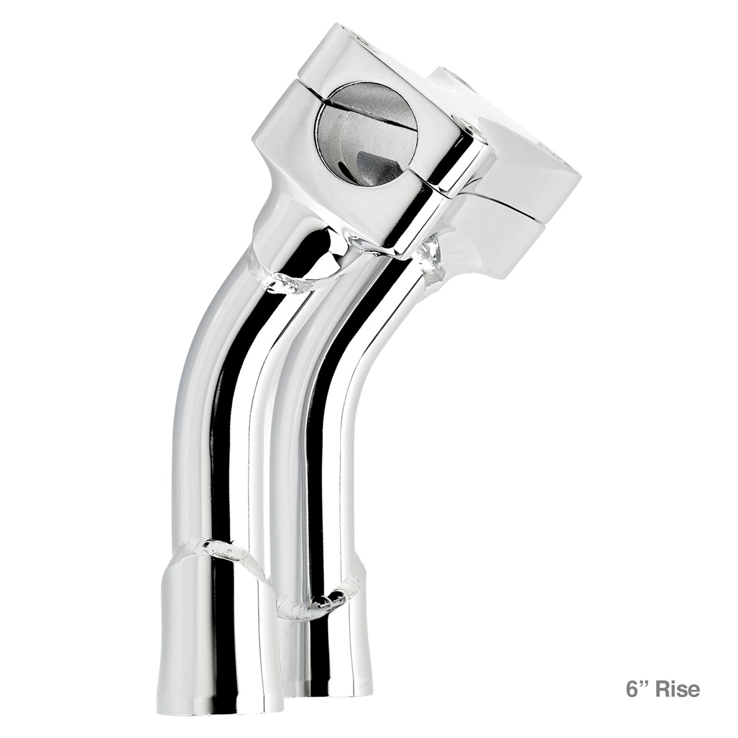 CLOSEOUT Murdock O/S Pullback Risers 6" 8" 10" 12" 14" - Chrome