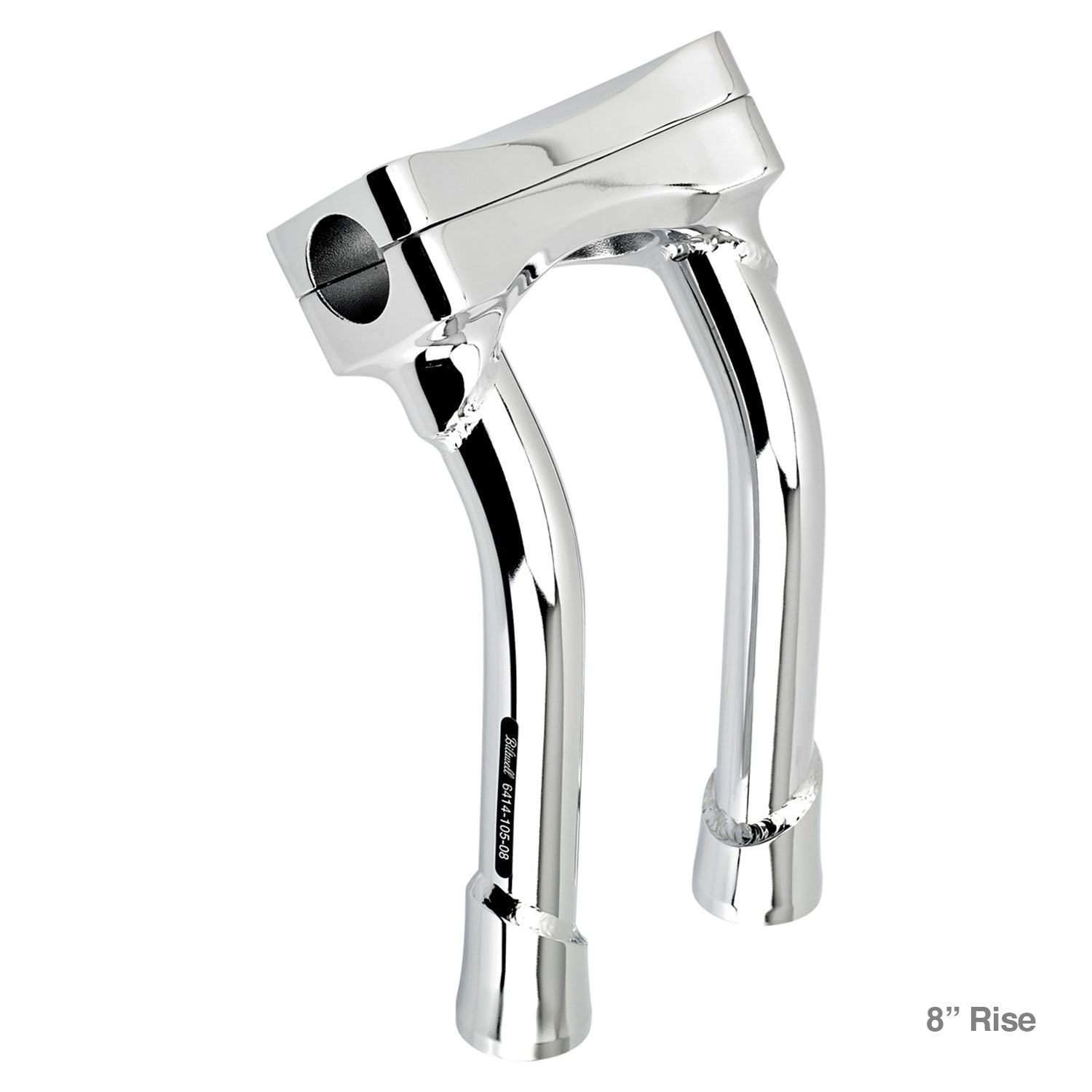 CLOSEOUT Murdock O/S Pullback Risers 6" 8" 10" 12" 14" - Chrome
