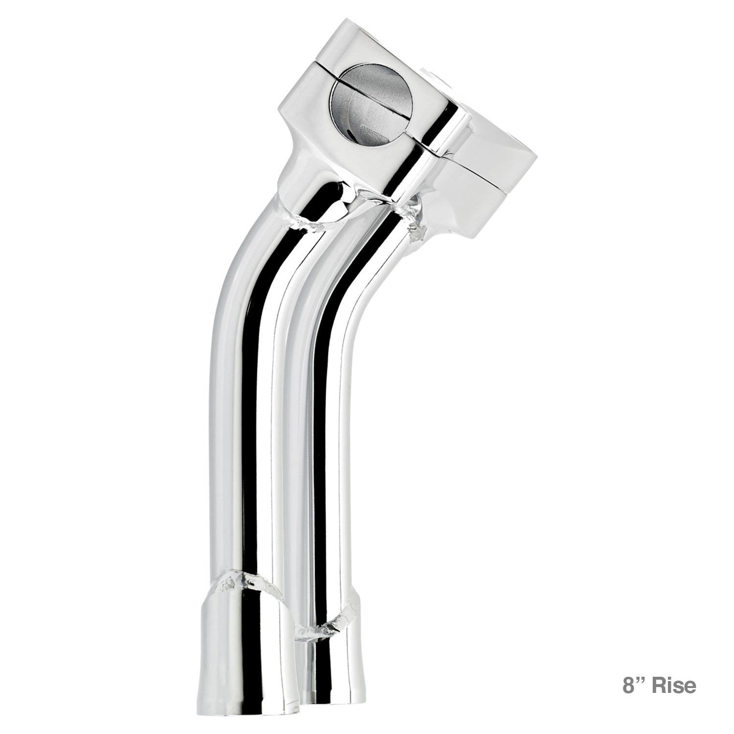CLOSEOUT Murdock O/S Pullback Risers 6" 8" 10" 12" 14" - Chrome