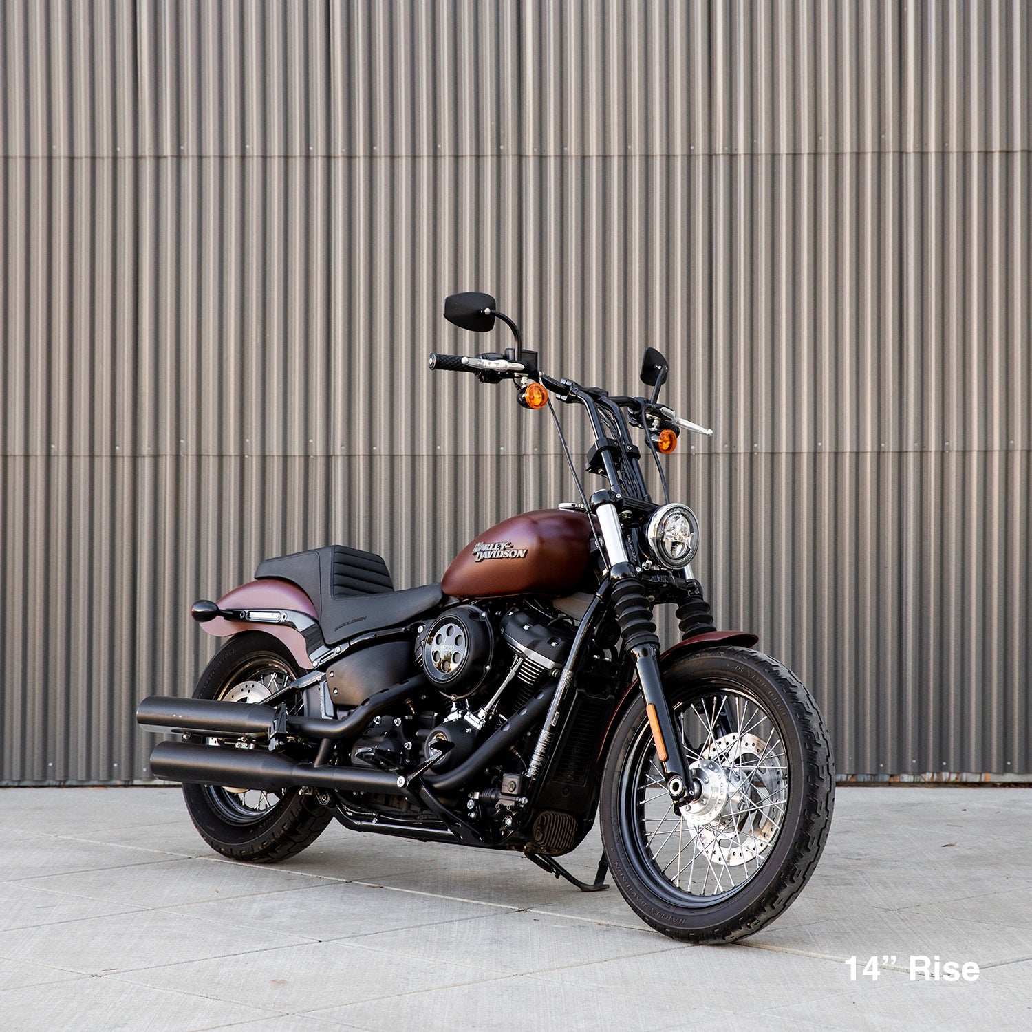 CLOSEOUT Murdock O/S Pullback Risers 6" 8" 10" 12" 14" - Chrome