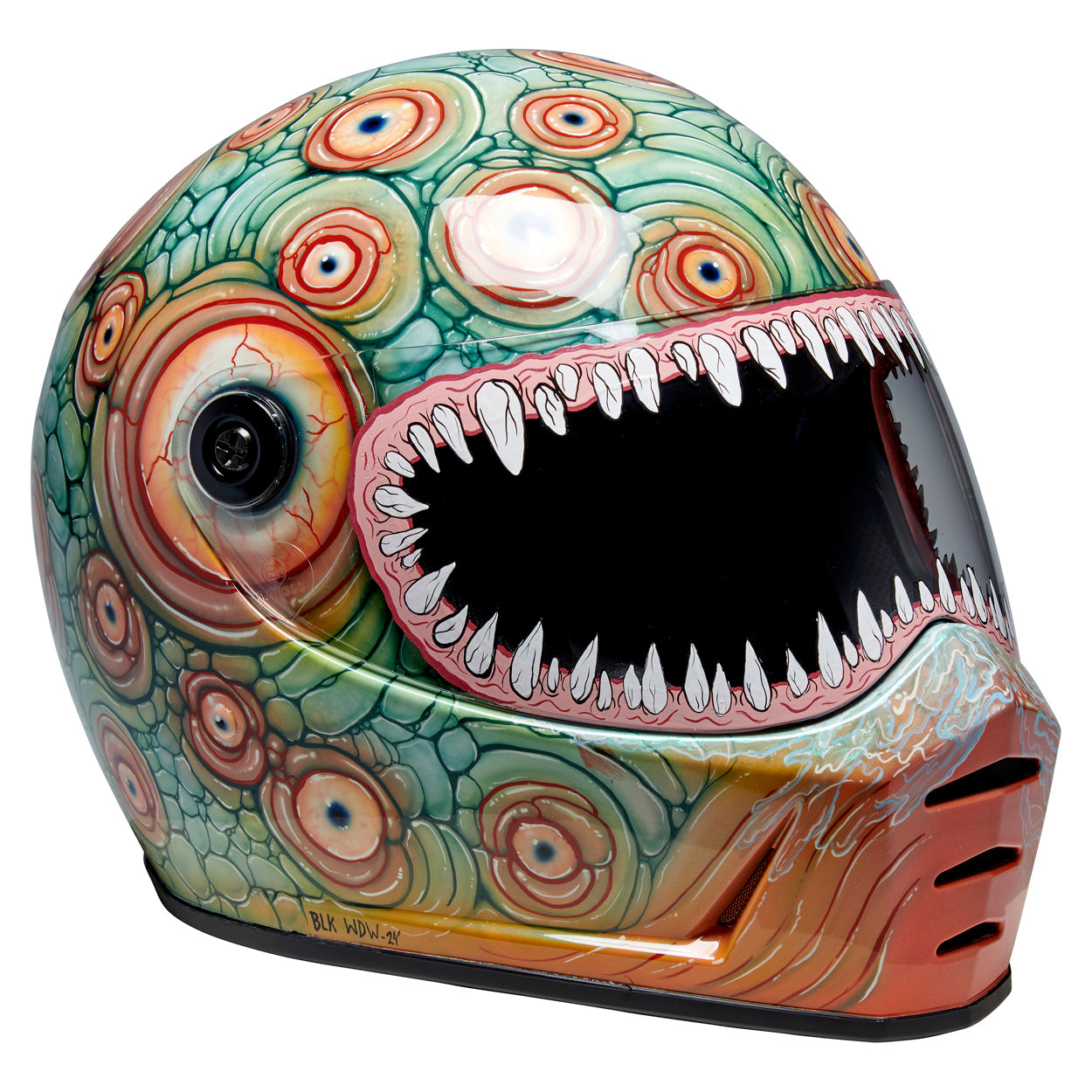 2025 Custom Painted Helmet Auction - Amanda Brisebois