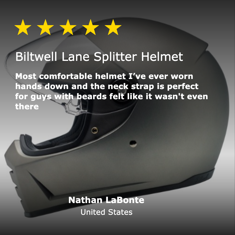 Lane Splitter ECE R22.05 Helmet - Flat Titanium